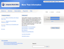 Tablet Screenshot of integrumworld.com